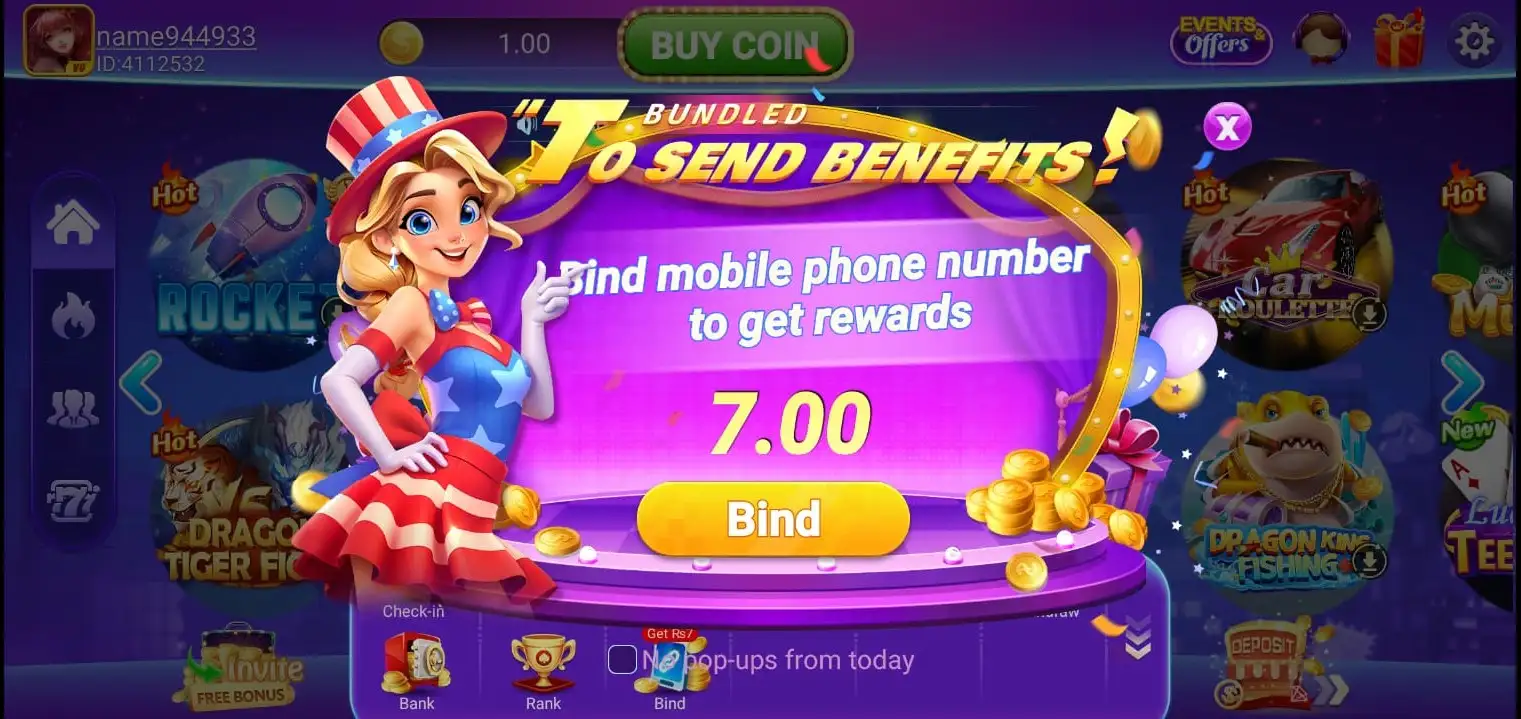 PKR92 Number Binding Reward